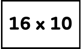 Format 16:10 mit schwarzem Rand