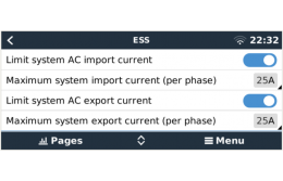 Новое обновление Venus OS v3.30: Пиковое сглаживание для ESS с энергетическим счетчиком