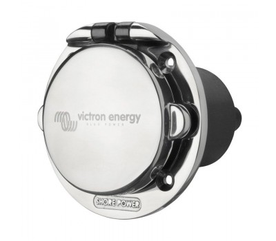 СЕТЕВЫЕ КАБЕЛИ Victron Energy Power Inlet 16A stainless steel with cover