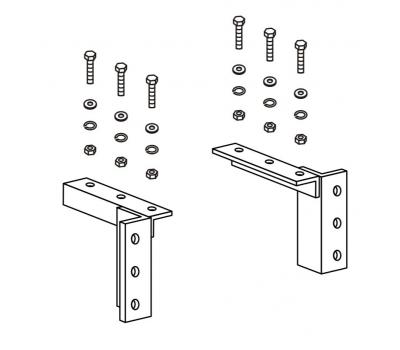 8585WW8060 Wall Mounting for MaxxScreen 20 /pair/  MW the screenfactory