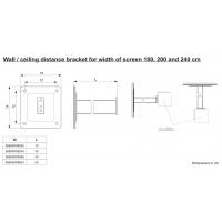Wall / Ceiling Spacer-for width 180, 200, 240 cm 