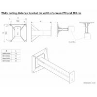 Wall / Ceiling Spacer-for width 270, 300 cm 